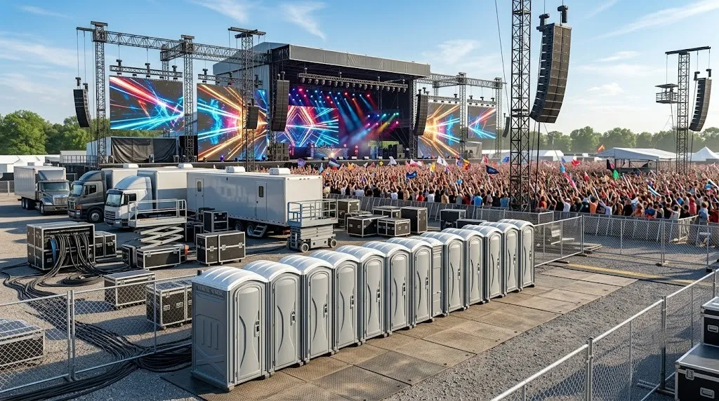 Concert Restroom Rental in Orland Park, IL